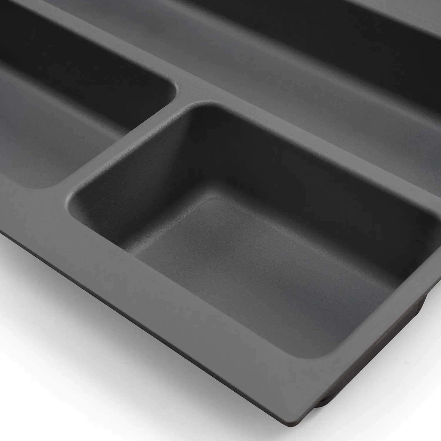 Emuca Vertex portaposate 1000 mm antracite plastica