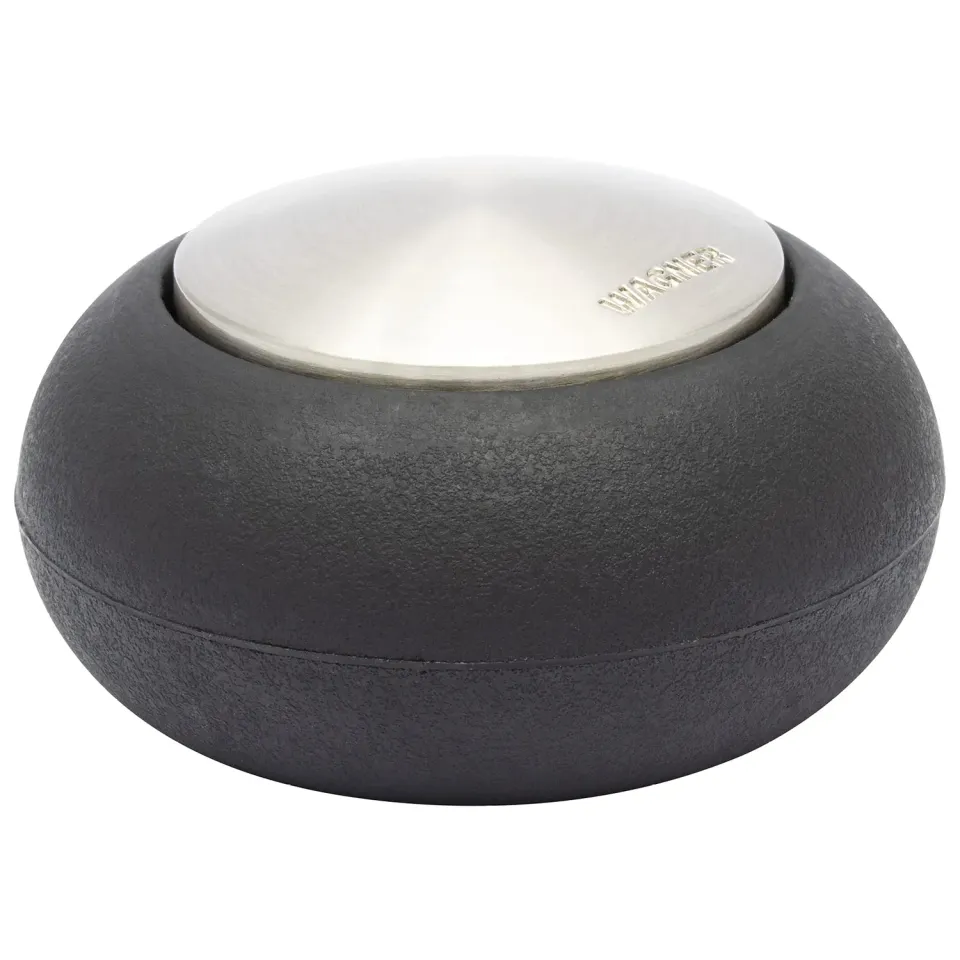 Wagner 15517611 fermaporta pavimento Ø54x30 mm zinco inox