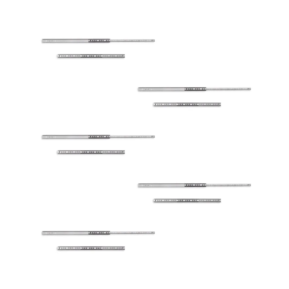 Emuca Guide Cuscinetti Sfere 310 mm 10 pz Parziale