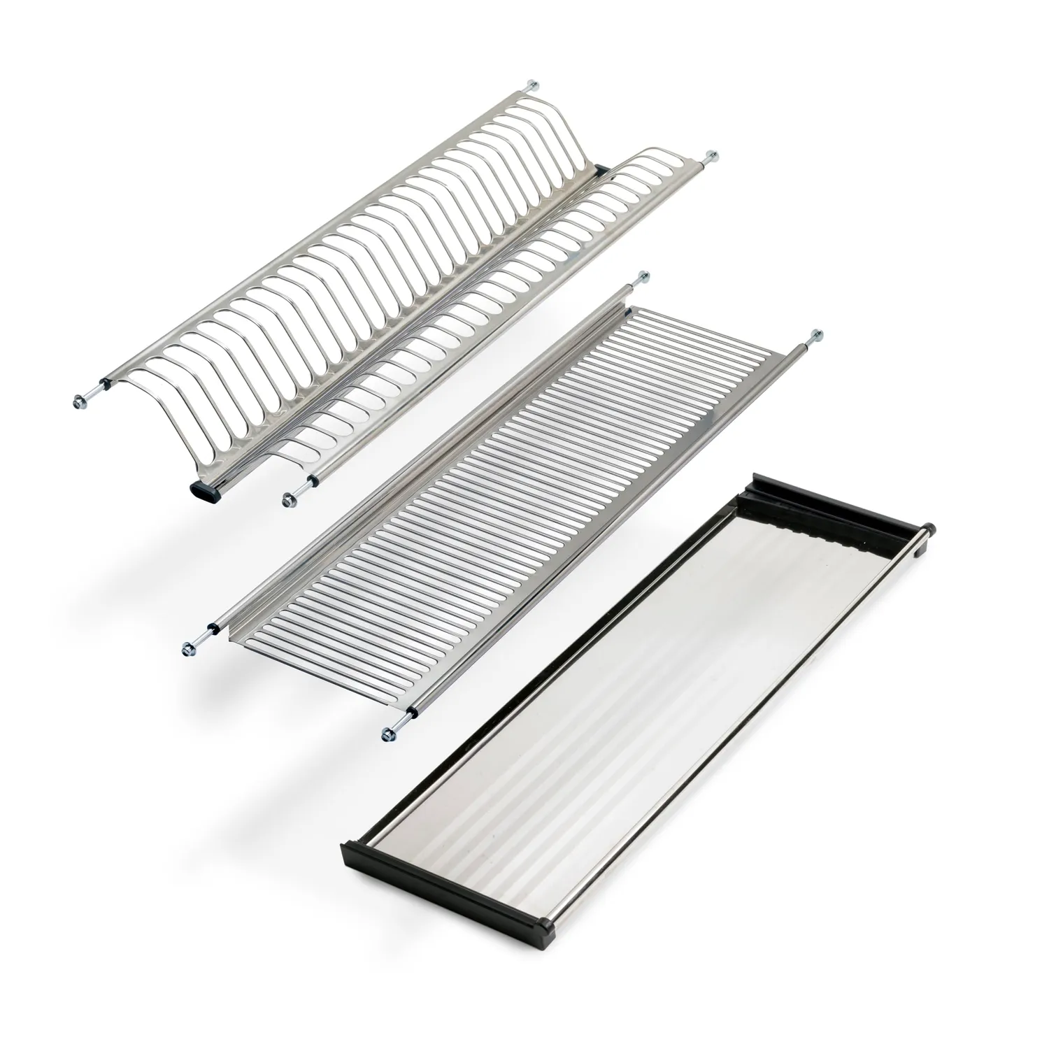 Emuca scolapiatti pensile inox 70 cm argento gocciolatoio