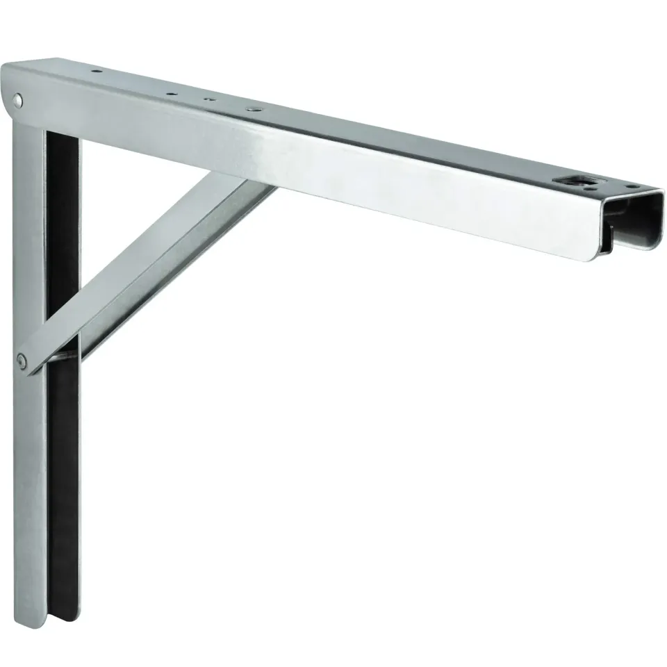 Gedotec Profi Line 300 mm staffa pieghevole inox 180 kg