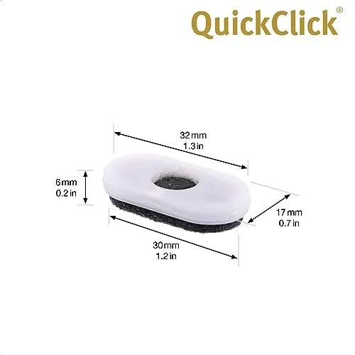 Wagner QuickClick 15834600 feltrini ricambio 32x17mm 8pz feltro