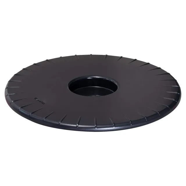 Wagner Ultraflat Sottovaso Ruote Ø30x2,5 cm Nero 100 kg