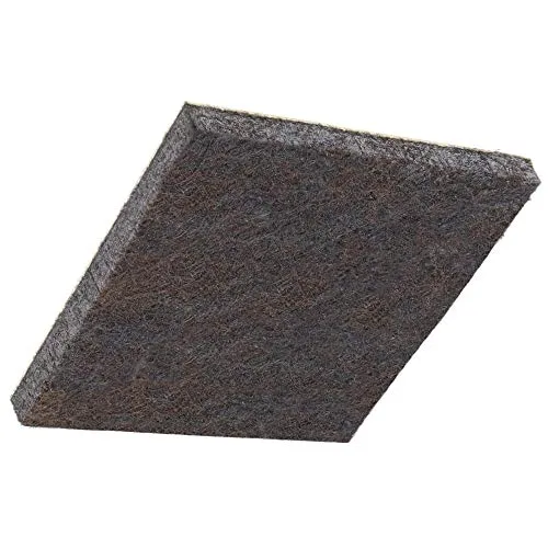 Adsamm feltrini autoadesivi 55x55 mm marroni 32 pz 5,5 mm