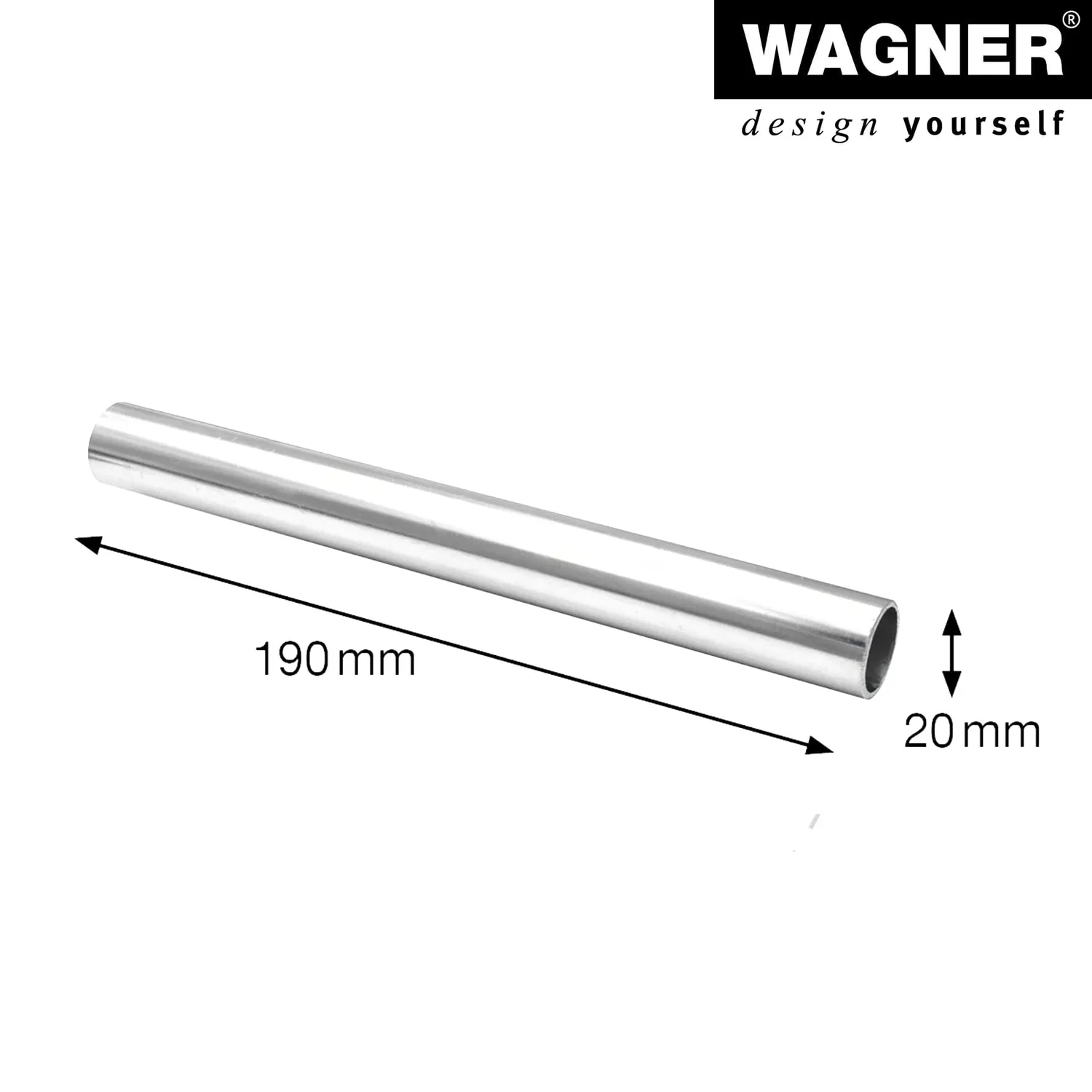 WAGNER RO 0412 asse acciaio 20x190 mm zincato