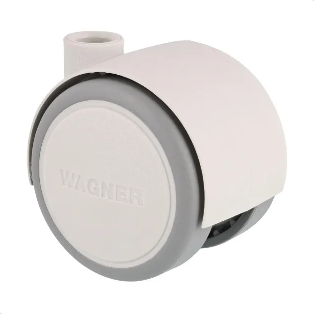 Wagner 01670401 rotella mobili bianco-grigio 1 pz morbida 35 kg