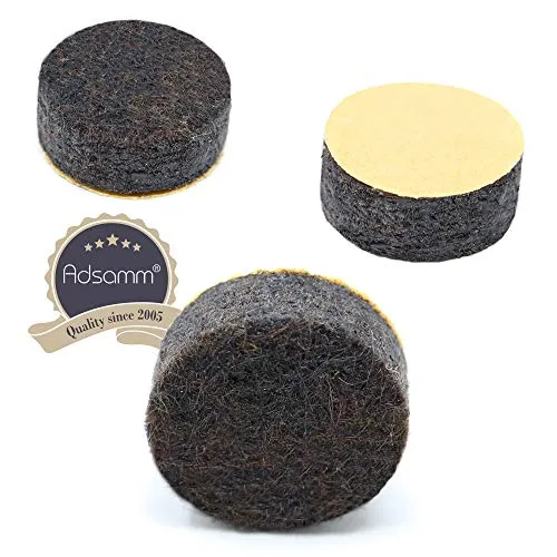 Adsamm feltrini marroni 12mm 16 pezzi spessi