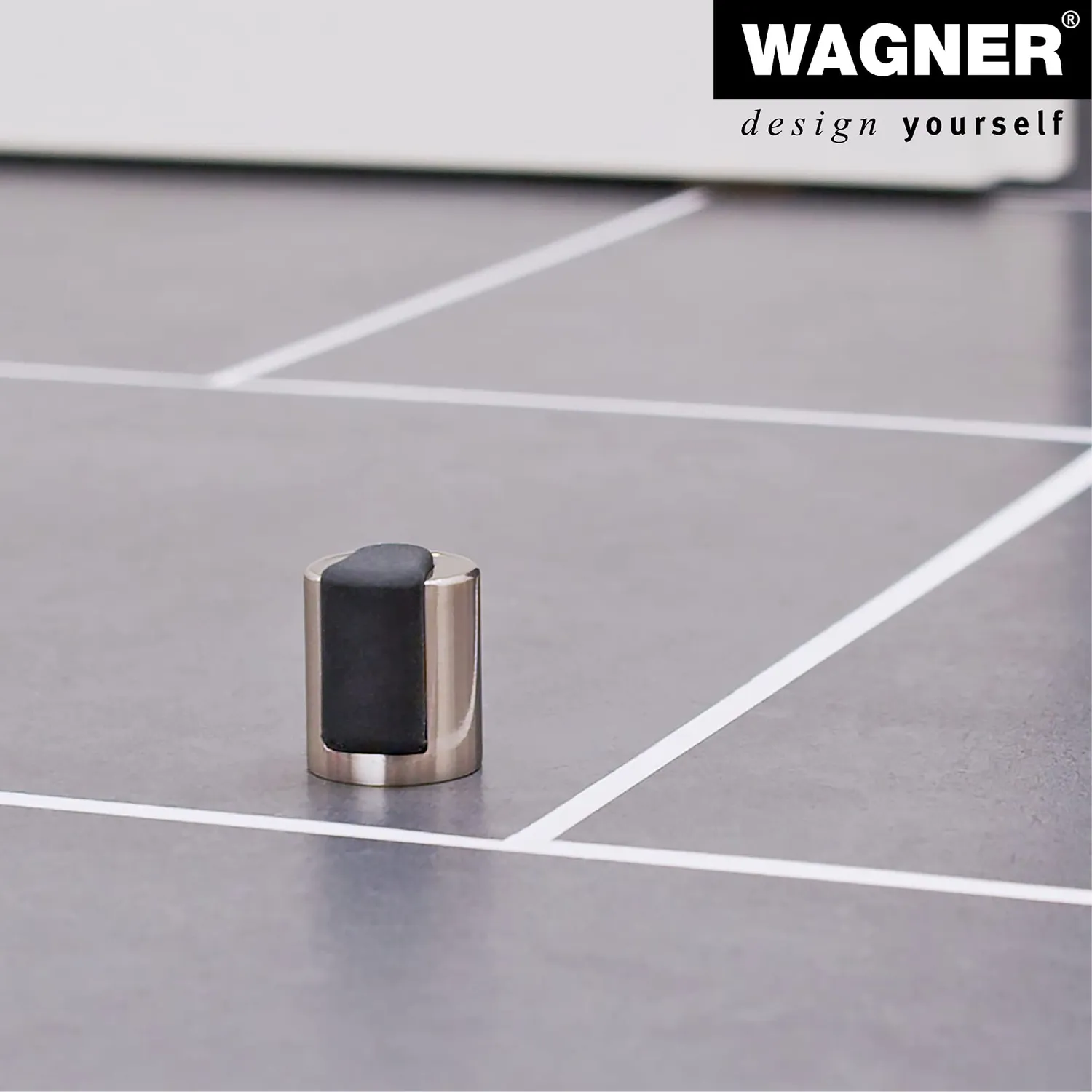 Wagner fermaporta pavimento avvitare Ø25x30 zinco inox