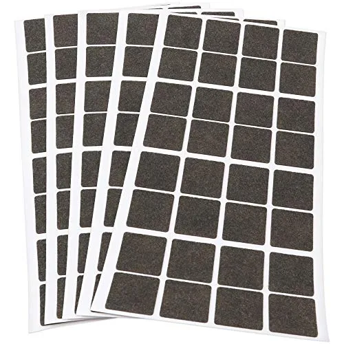 Adsamm Feltrini Autoadesivi 25x25 mm Marrone 160 pz Ultrasottili