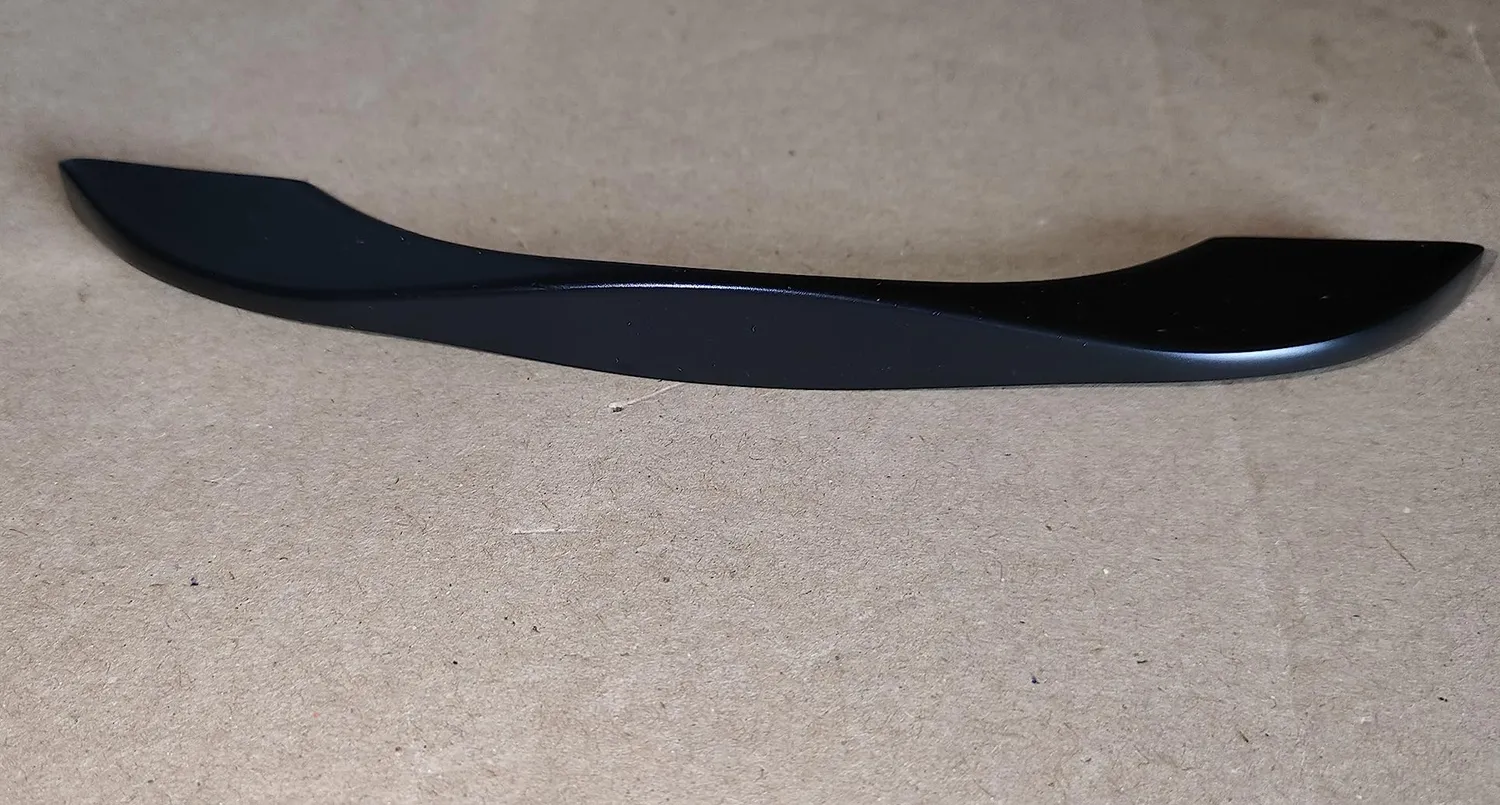 Emuca Varna Maniglia Mobili 160 mm Nero Zama 8 pz