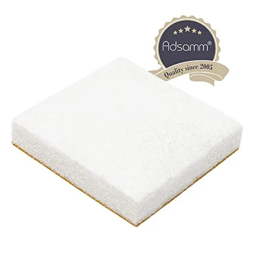 Adsamm Quality Feltrini 25x25 mm 16 Pezzi Bianchi 5,5 mm
