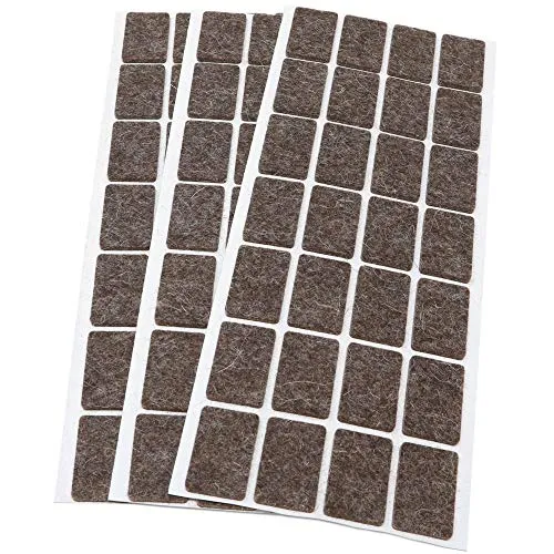 Adsamm Quality 20x30 mm feltrini autoadesivi 84 pezzi marrone