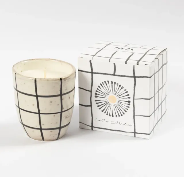 NIVA Design Scacco candela terracotta al fico