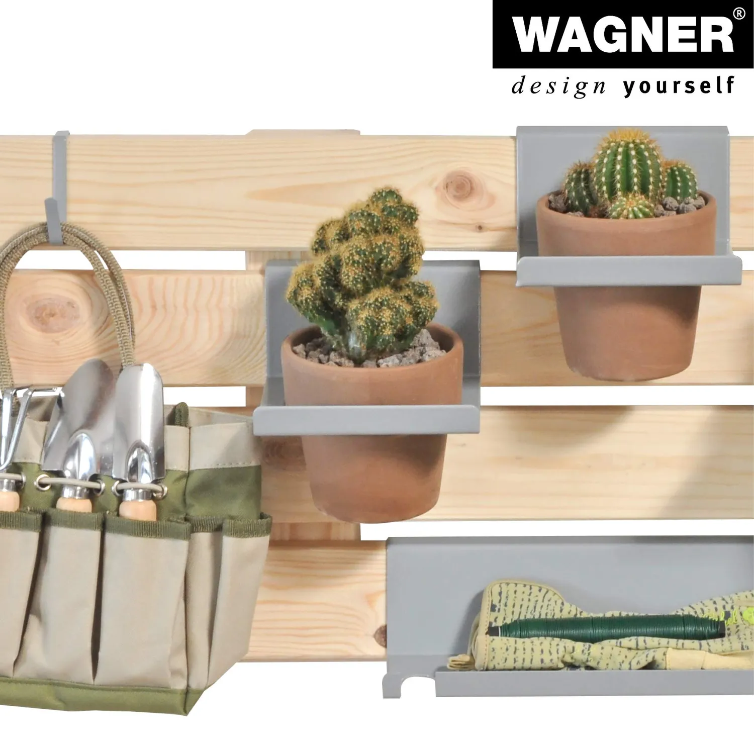 Wagner GreenFamily mensola acciaio 300x100x65 mm