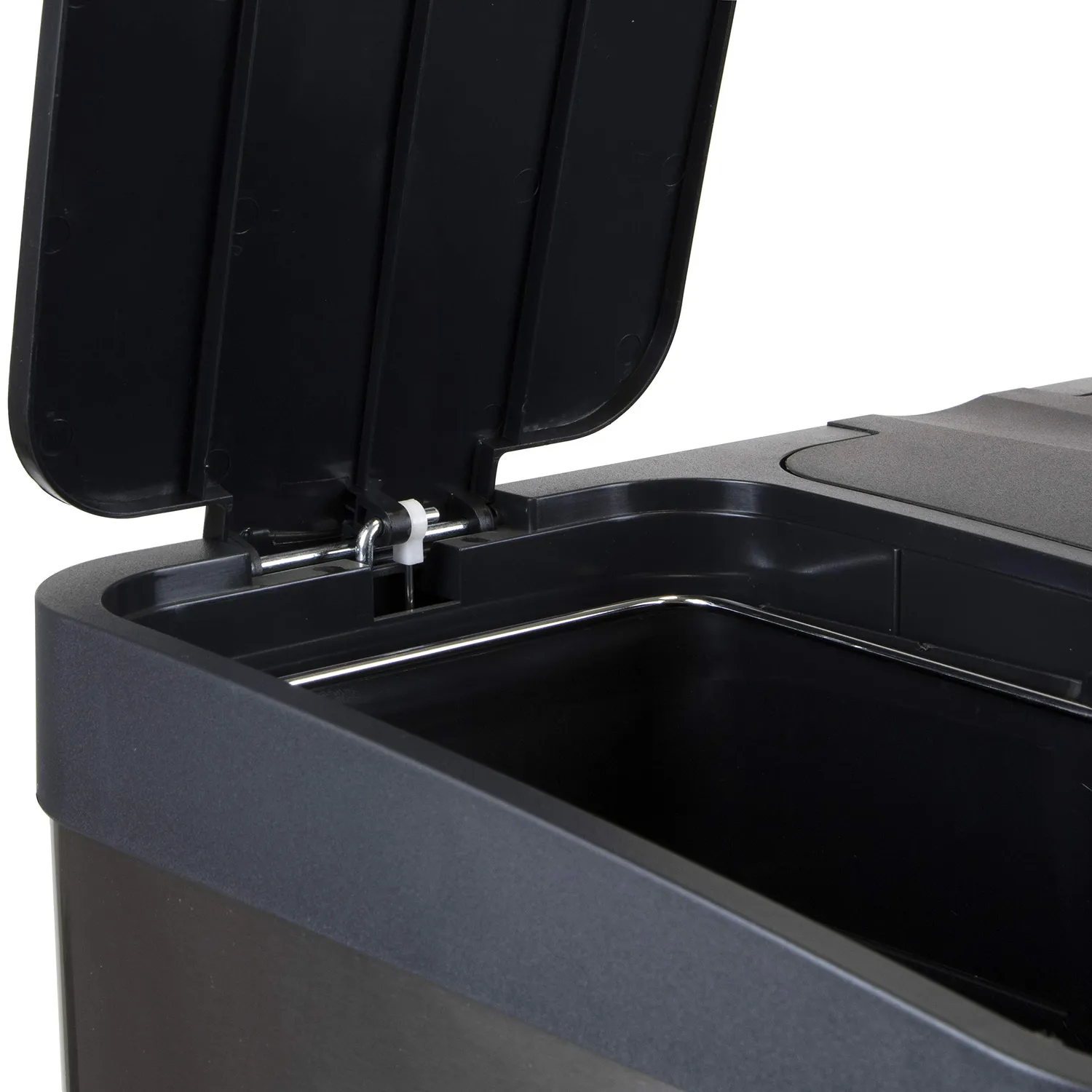 Emuca Harmony pattumiera 3 scomparti 45L acciaio soft