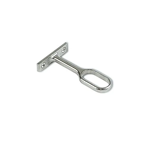 Emuca 7061007 reggitubo centrale ovale 30x15 mm 10 pezzi