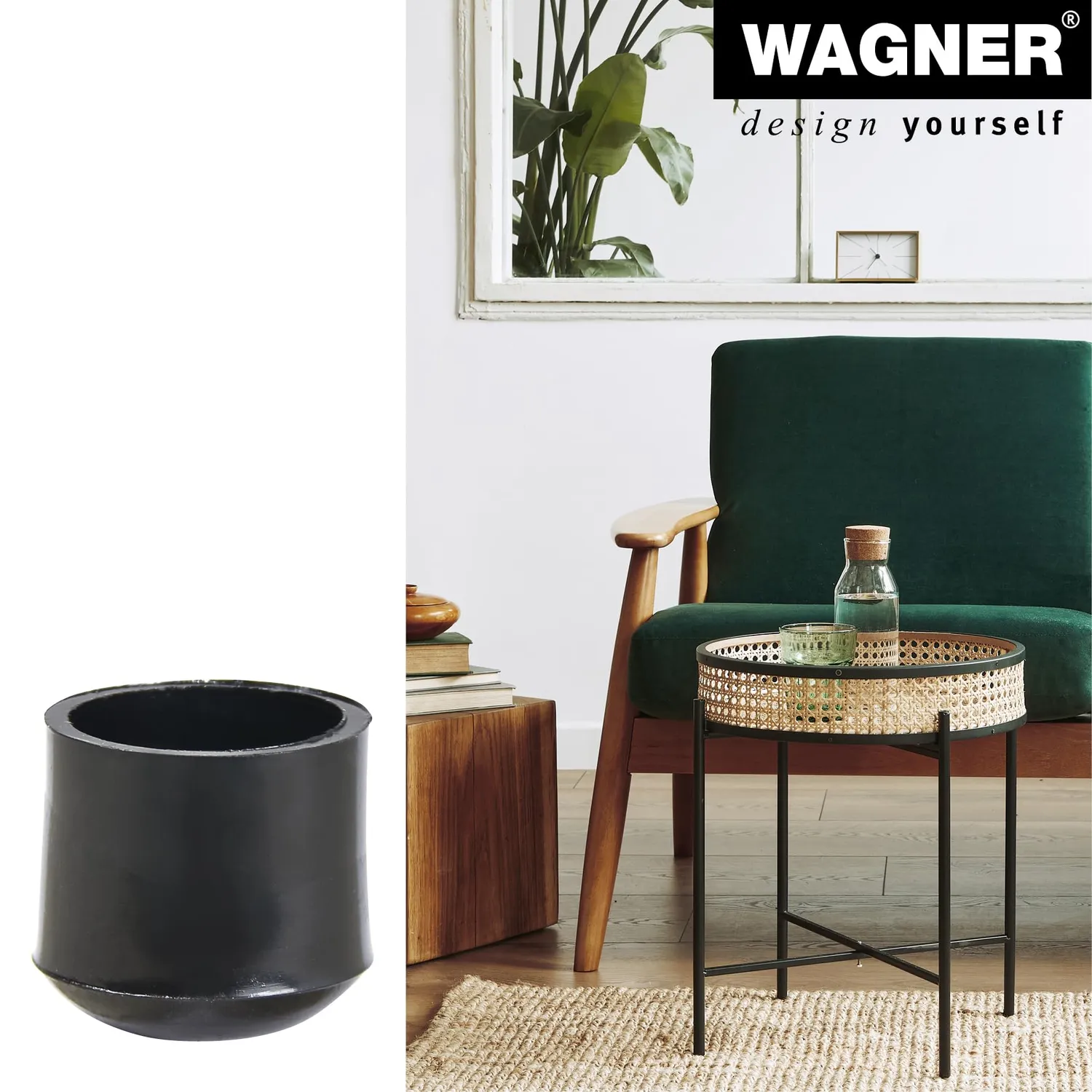 Wagner 15061499 EH 0614 tappi tubi acciaio tondi 4 pezzi
