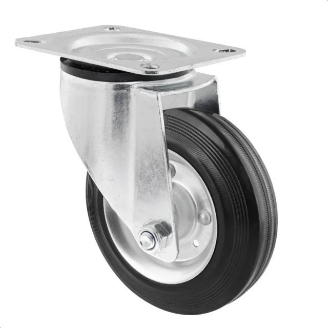 Wagner RO 6160 rotella girevole 160 mm 150 kg gomma