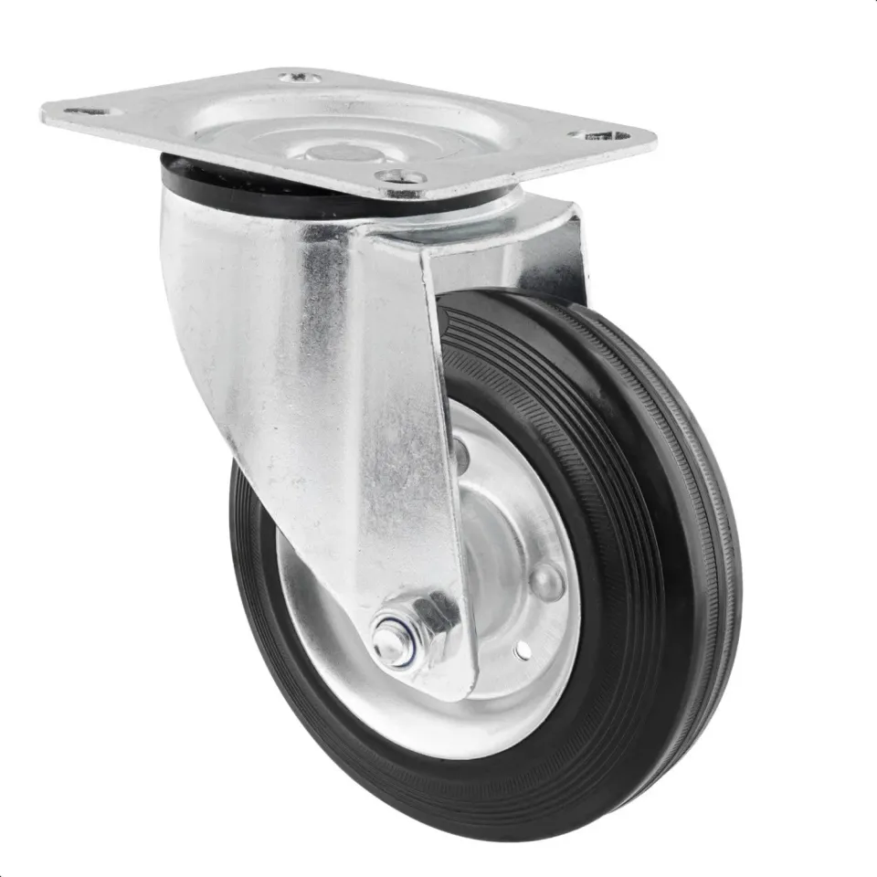 Wagner RO 6160 rotella girevole 160 mm 150 kg gomma