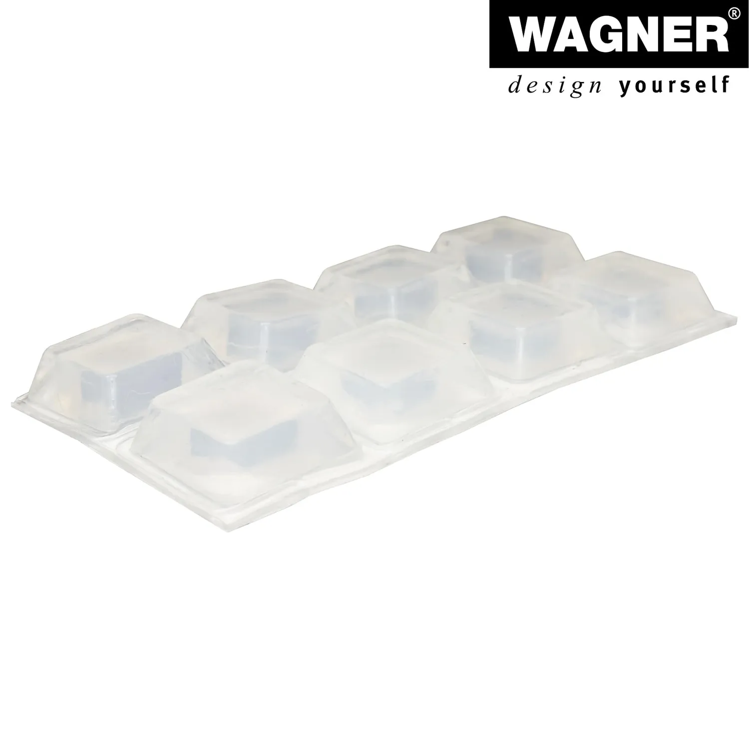 Wagner 15312099 Paracolpi Elastici 20x20 8 Pezzi Trasparenti