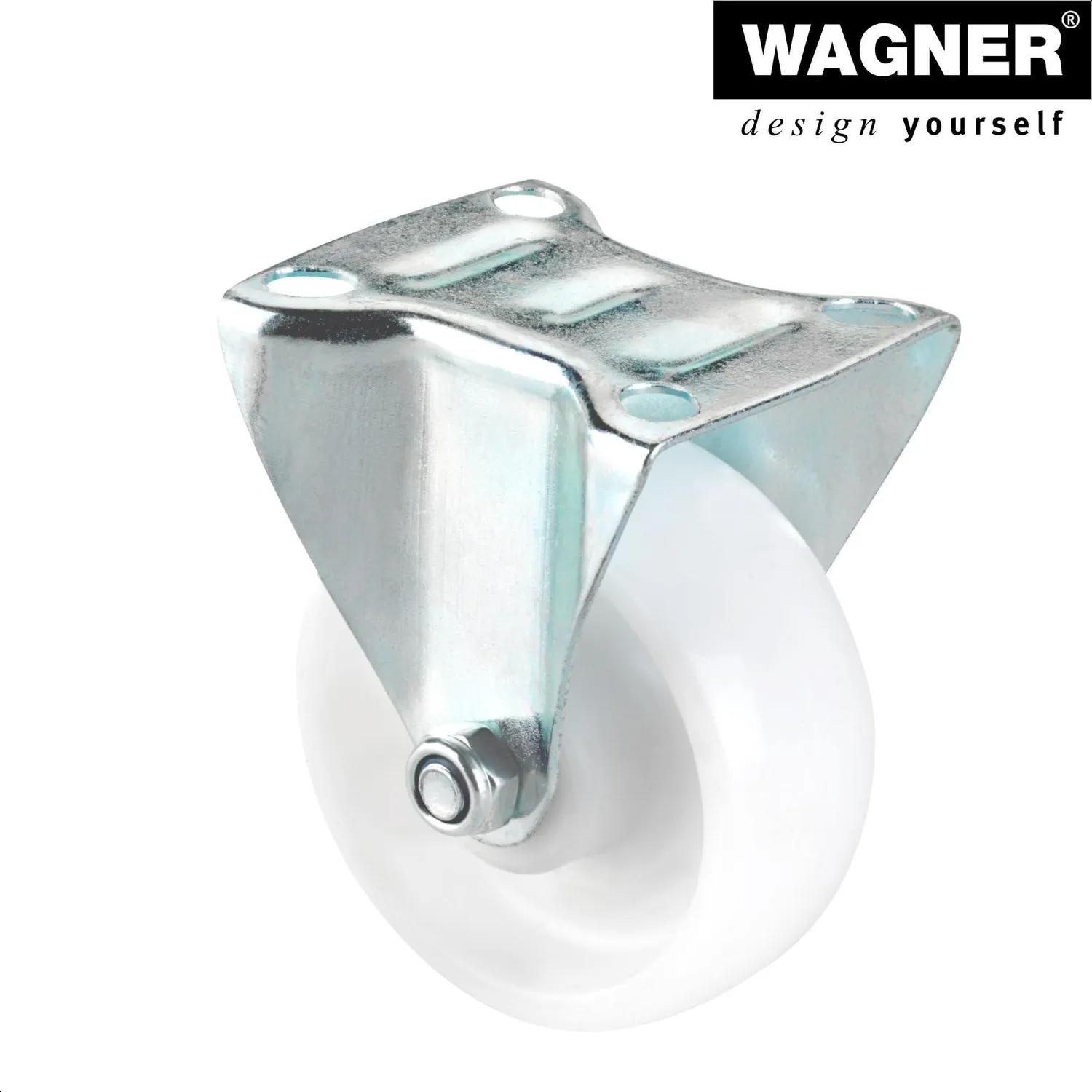 WAGNER ruote industriali Ø75 mm set 4 pezzi con freno