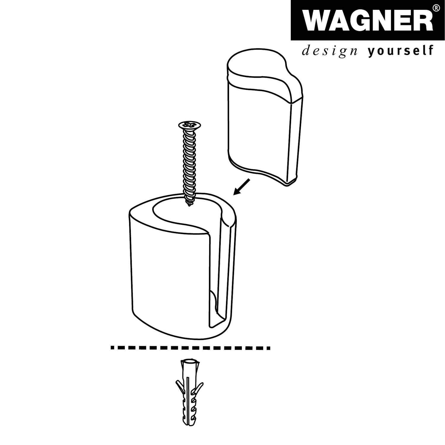 Wagner Fermaporta Pavimento Zinco 26x30 mm da Avvitare