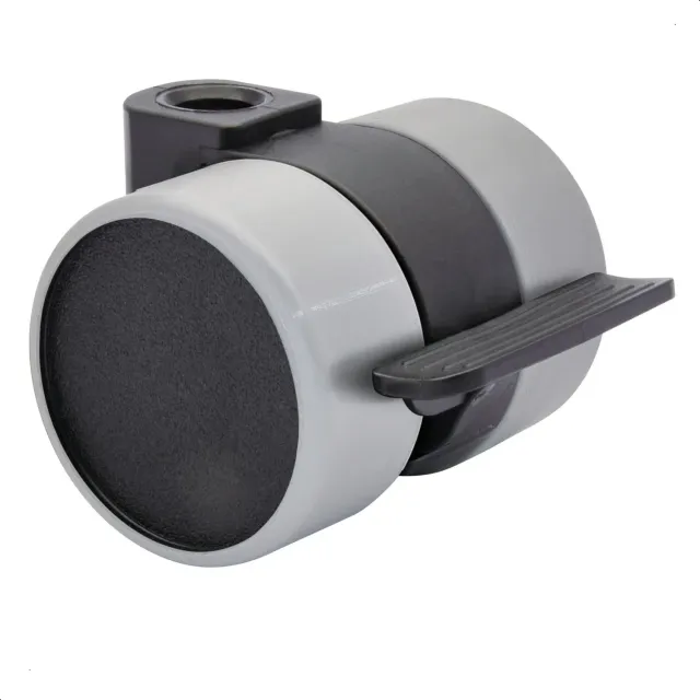 Wagner RO0211 rotella mobili morbida nero-grigio con freno 1pz