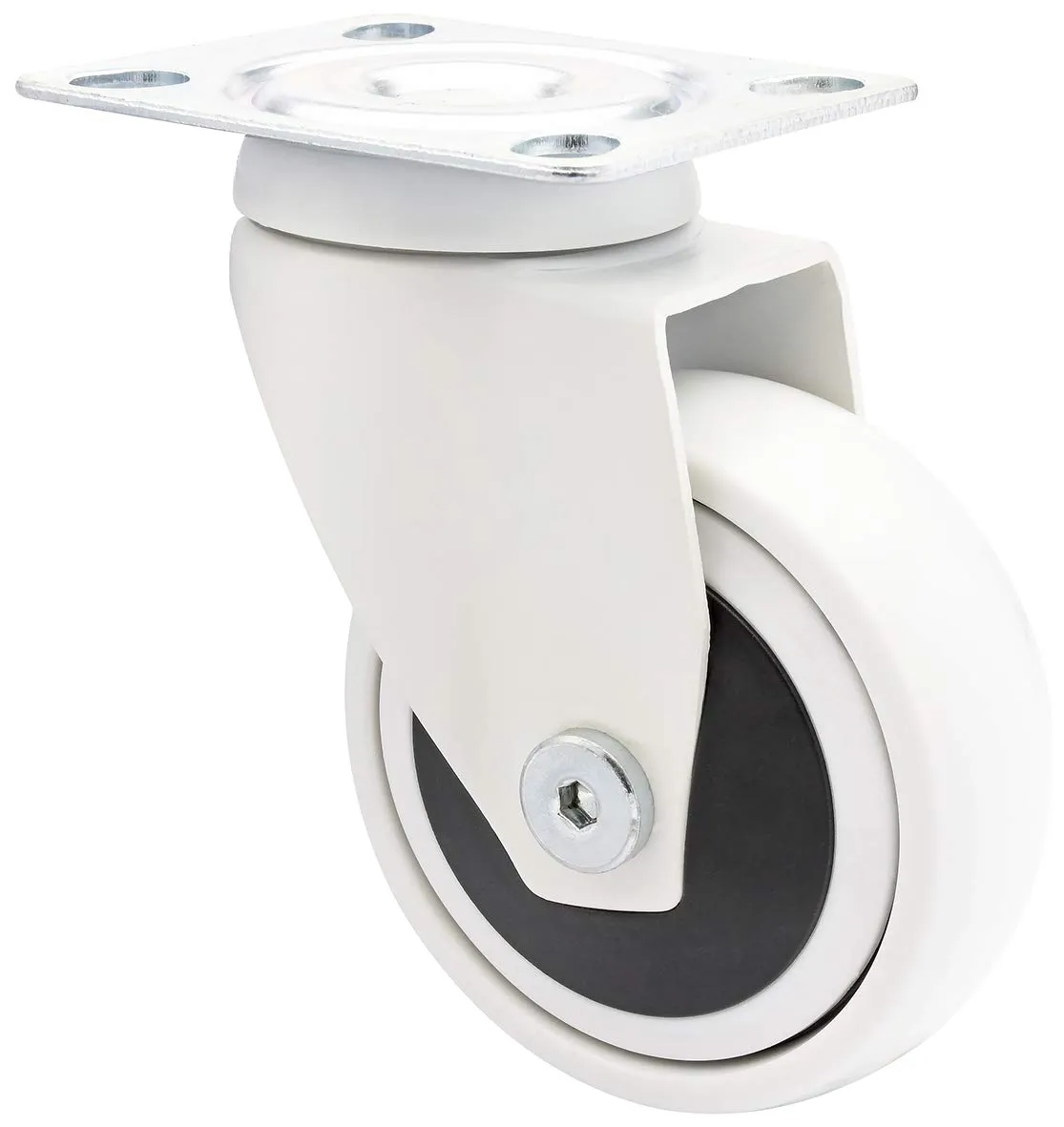 WAGNER 3C 02227602 ruote mobili set 2 bianche 75 mm morbide