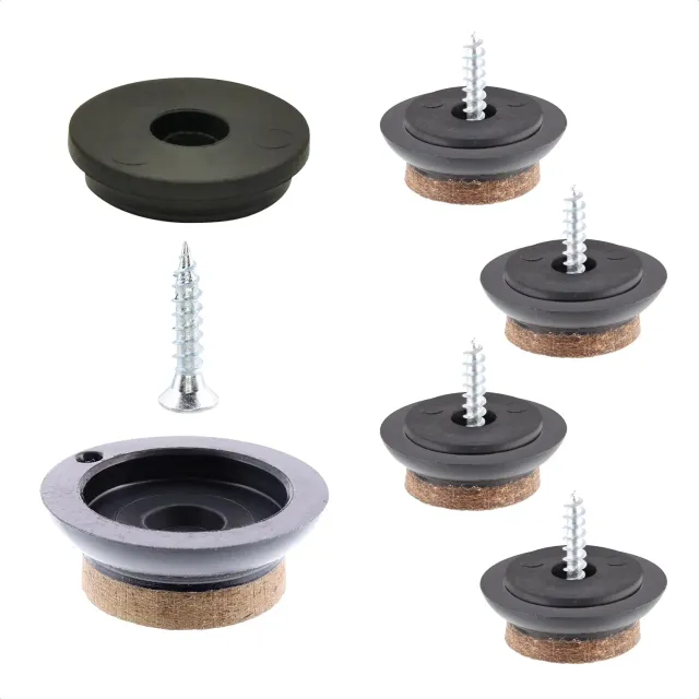 Wagner QuickClick 16781600 feltrini avvitare SYNO Slim 20 mm 4 pezzi