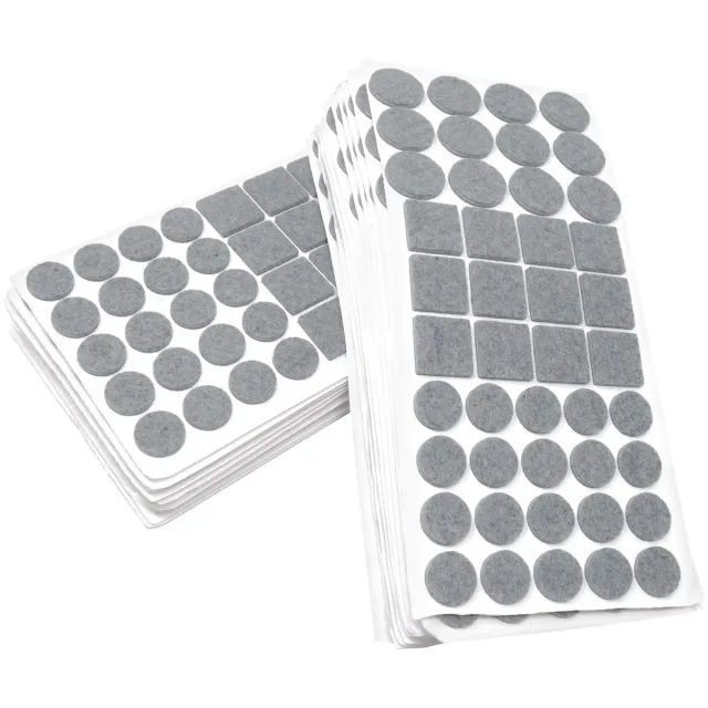 Adsamm feltrini autoadesivi grigi 880 pezzi misti 3,5 mm