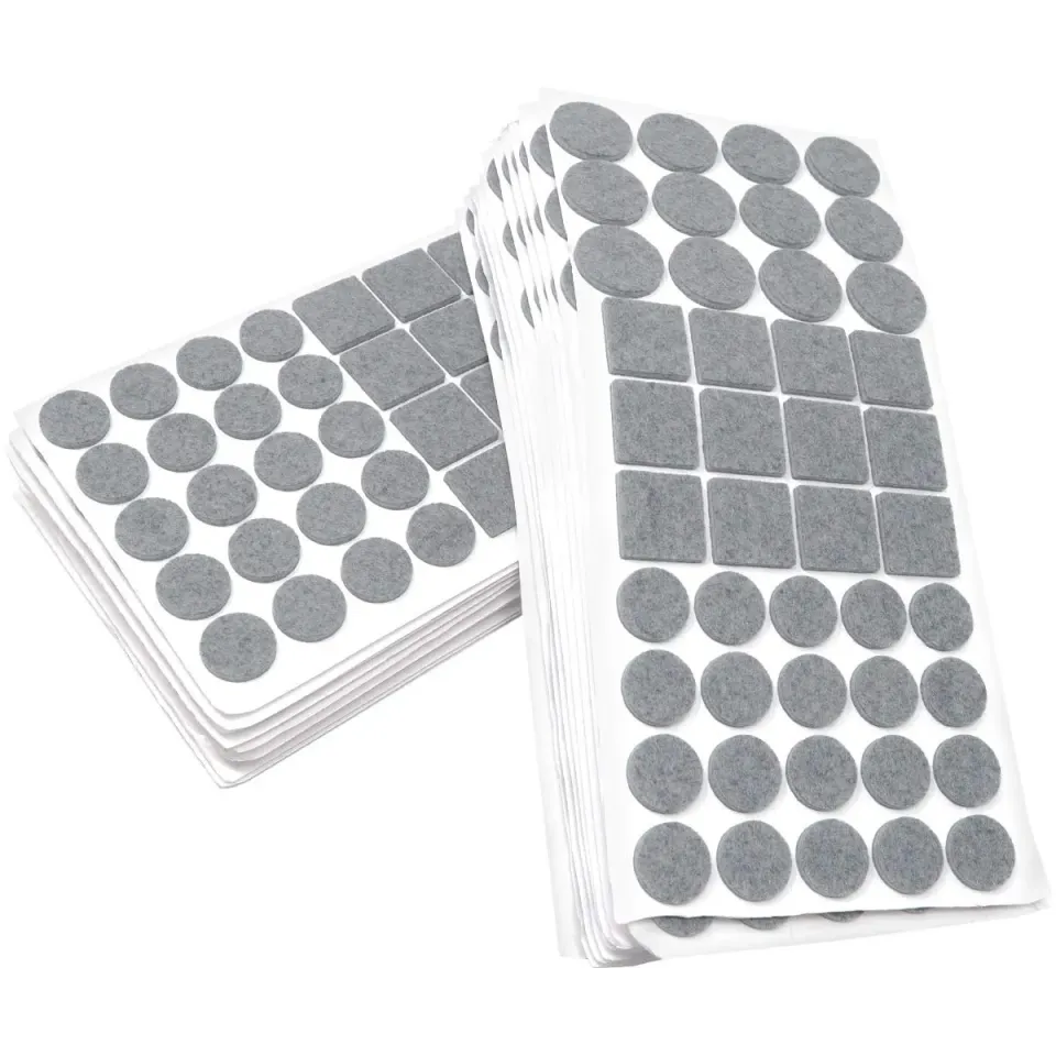 Adsamm feltrini autoadesivi grigi 880 pezzi misti 3,5 mm