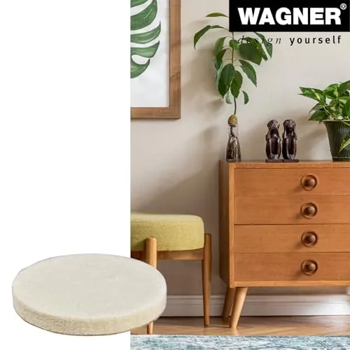 Wagner EH 1261 feltrini lana crema 4 pezzi Big Pads