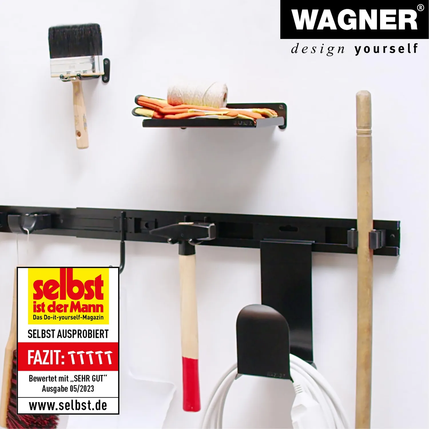 WAGNER hooks4tools EH 2095 clip attrezzi Ø 3 cm 2 kg