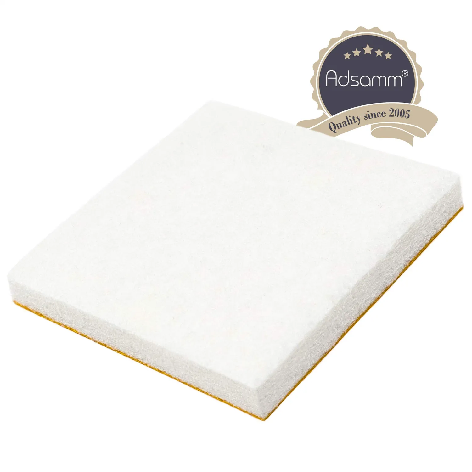 Adsamm Feltrini Autoadesivi 35x35 mm Bianchi 4 Pezzi Spessi