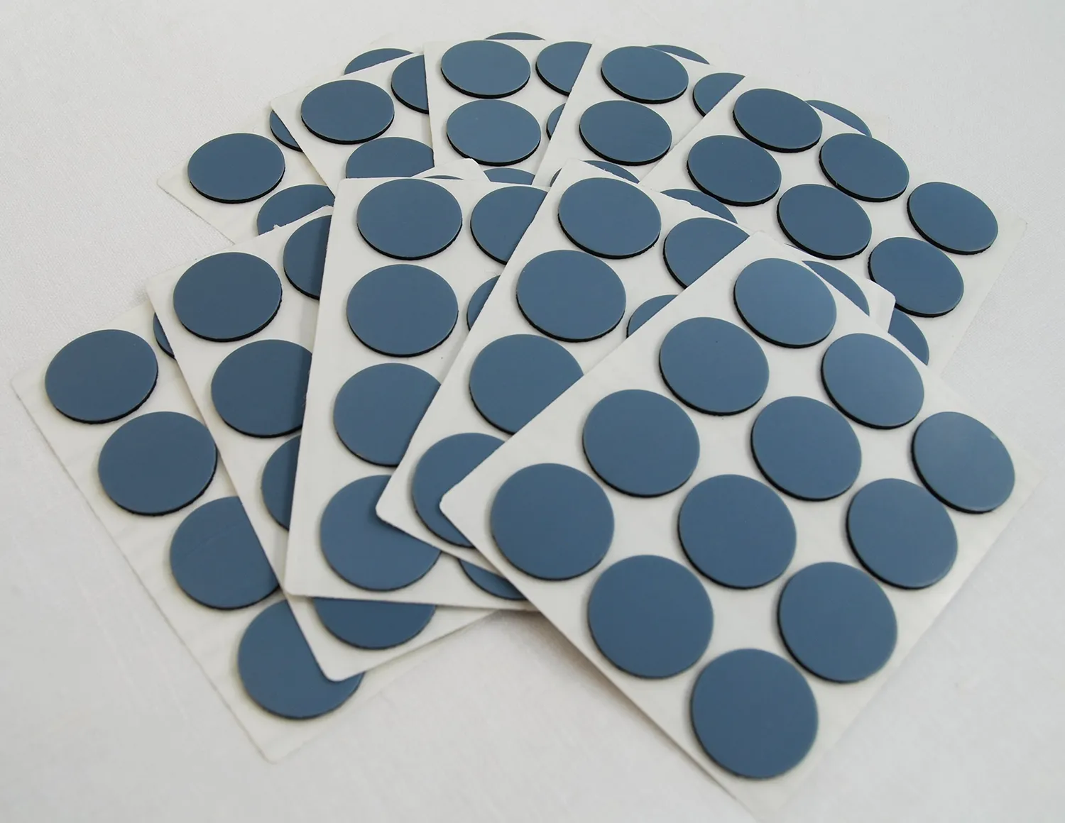Adsamm Pattini PTFE ultrasottili Ø 22 mm 240 pezzi grigio azzurro