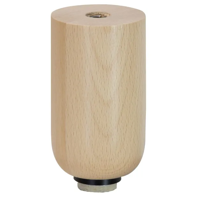 Wagner Design ST 7510 gamba per mobili faggio rotonda 100 mm