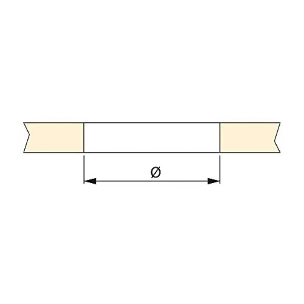 Emuca 3196315 Passacavi Tondo Ø60mm Bianco 20pz Plastica