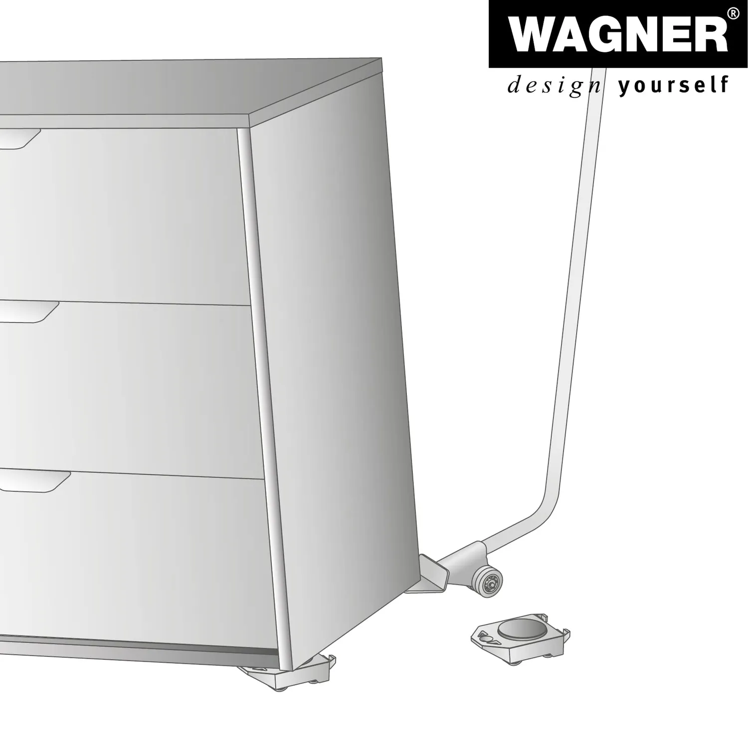 Wagner Lifter Sollevatore Mobili Acciaio 150 kg