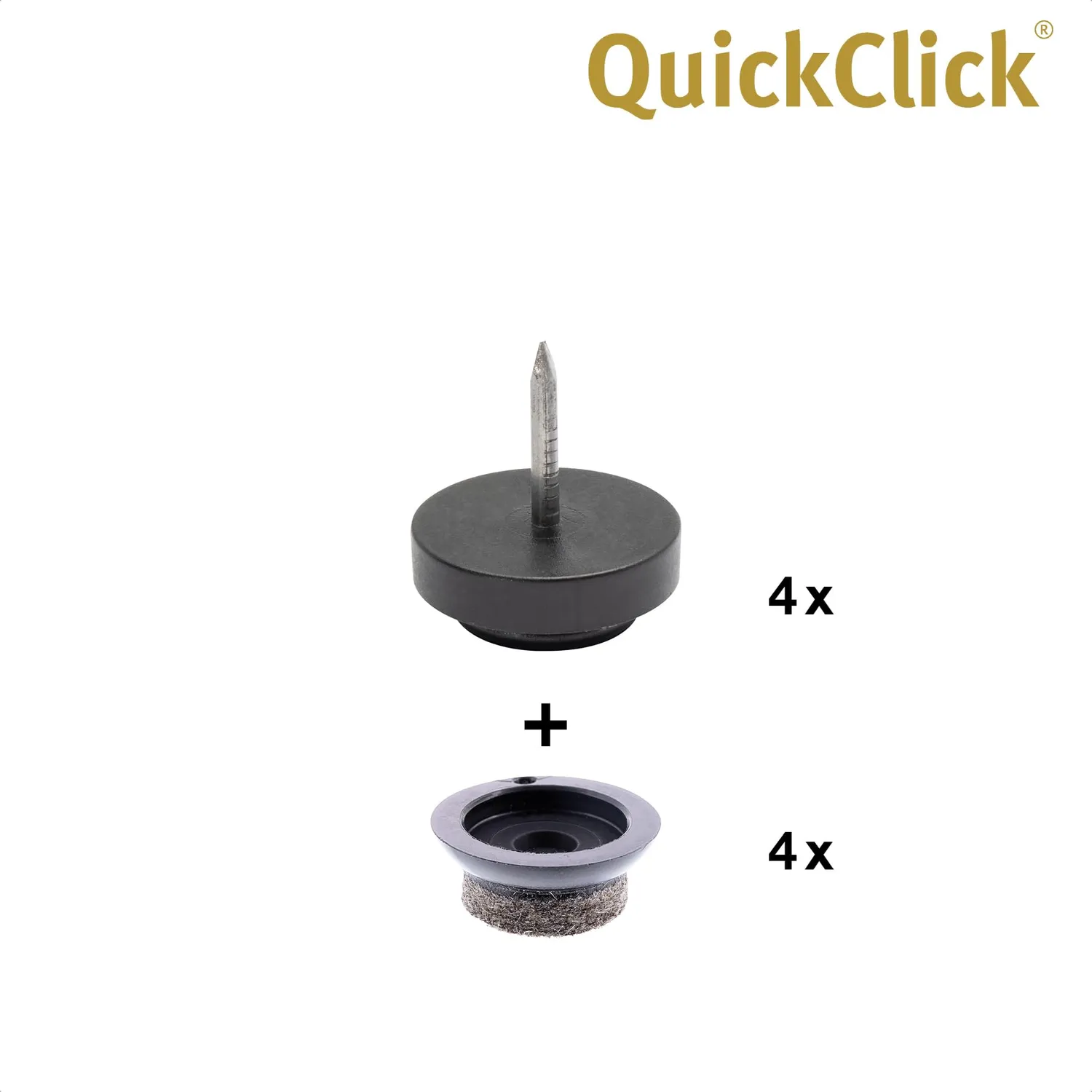 Wagner QuickClick 15419080 feltrini da inchiodare 20 mm 80pz parquet