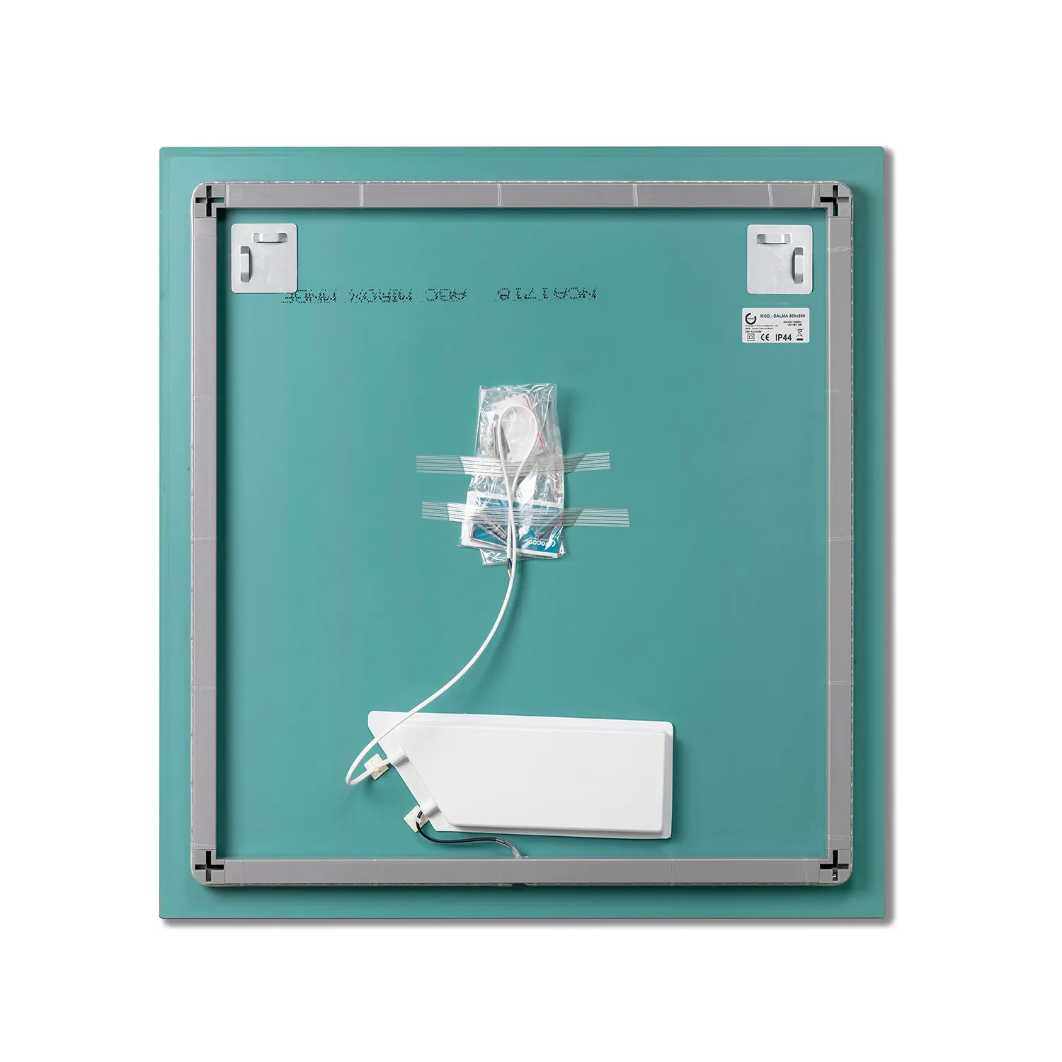 Emuca specchio LED 800x600 rettangolare 14W 4000K IP44 vetro