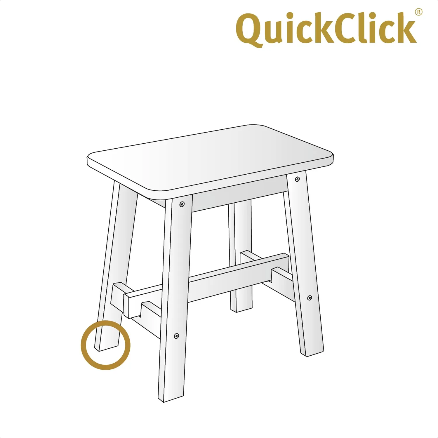 Wagner QuickClick 16791699 feltrini avvitare 17 mm 4 pz