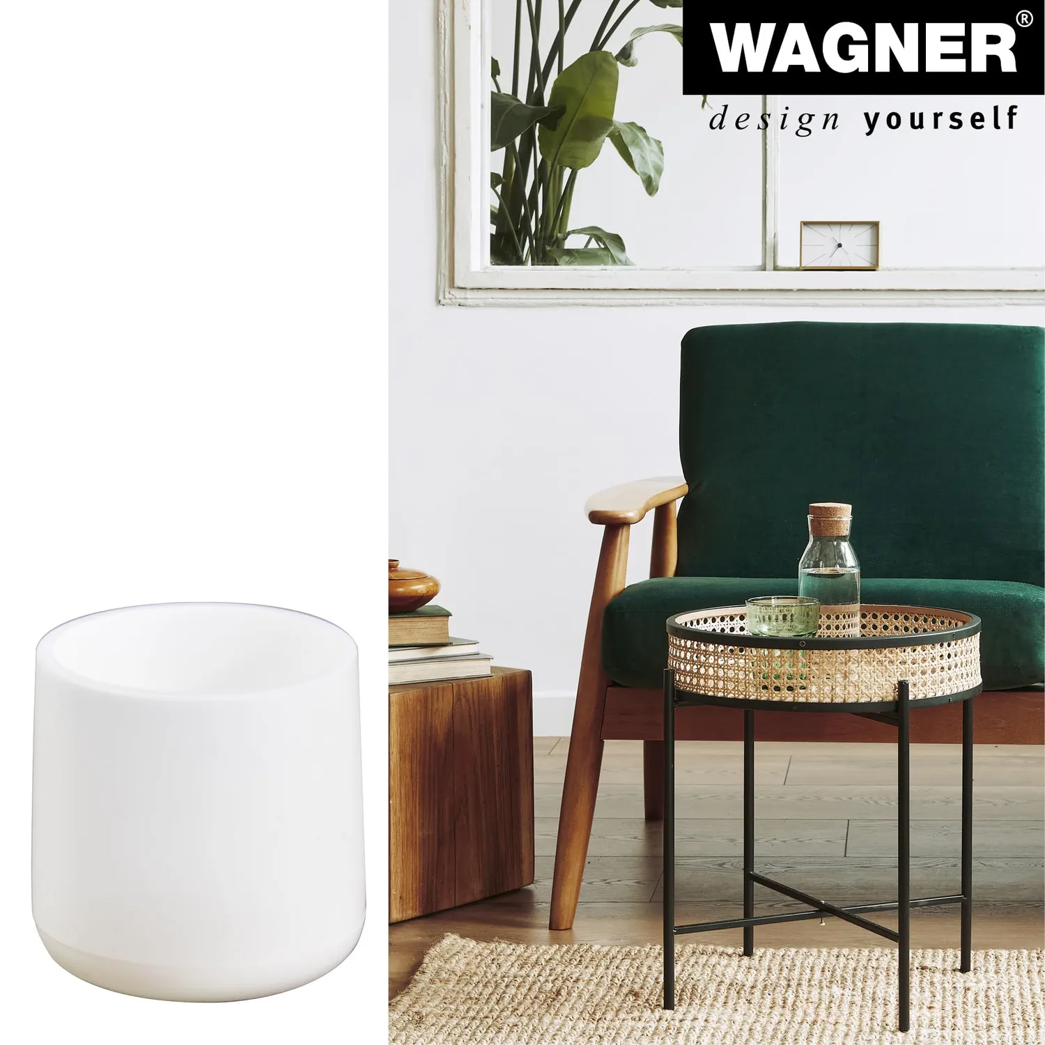 Wagner 15062399 EH 0623 tappi tubolari bianchi 4 pezzi