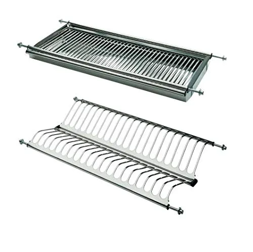 Indaux scolapiatti incasso inox 90 cm kit vaschetta molle
