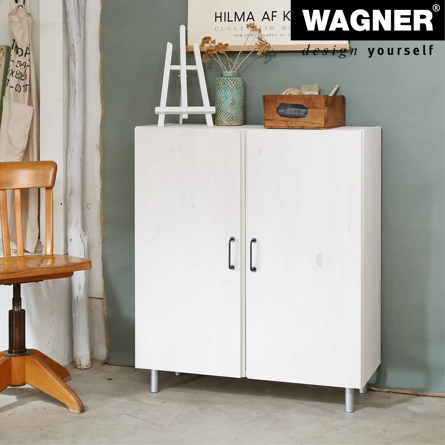 Wagner Classic ST 1210 gamba mobili 100 mm argento