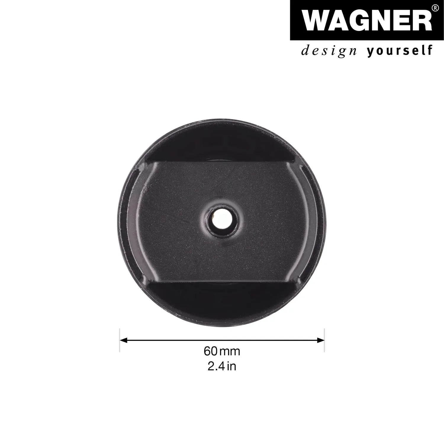 Wagner Telescope ST 1860 gamba per mobili acciaio nera 160-250 mm