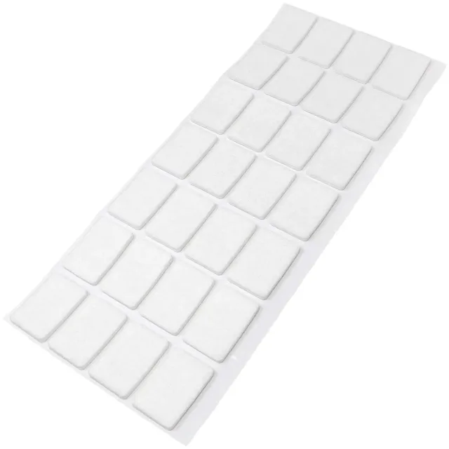 Adsamm feltrini autoadesivi bianchi 20x30 mm 28 pezzi