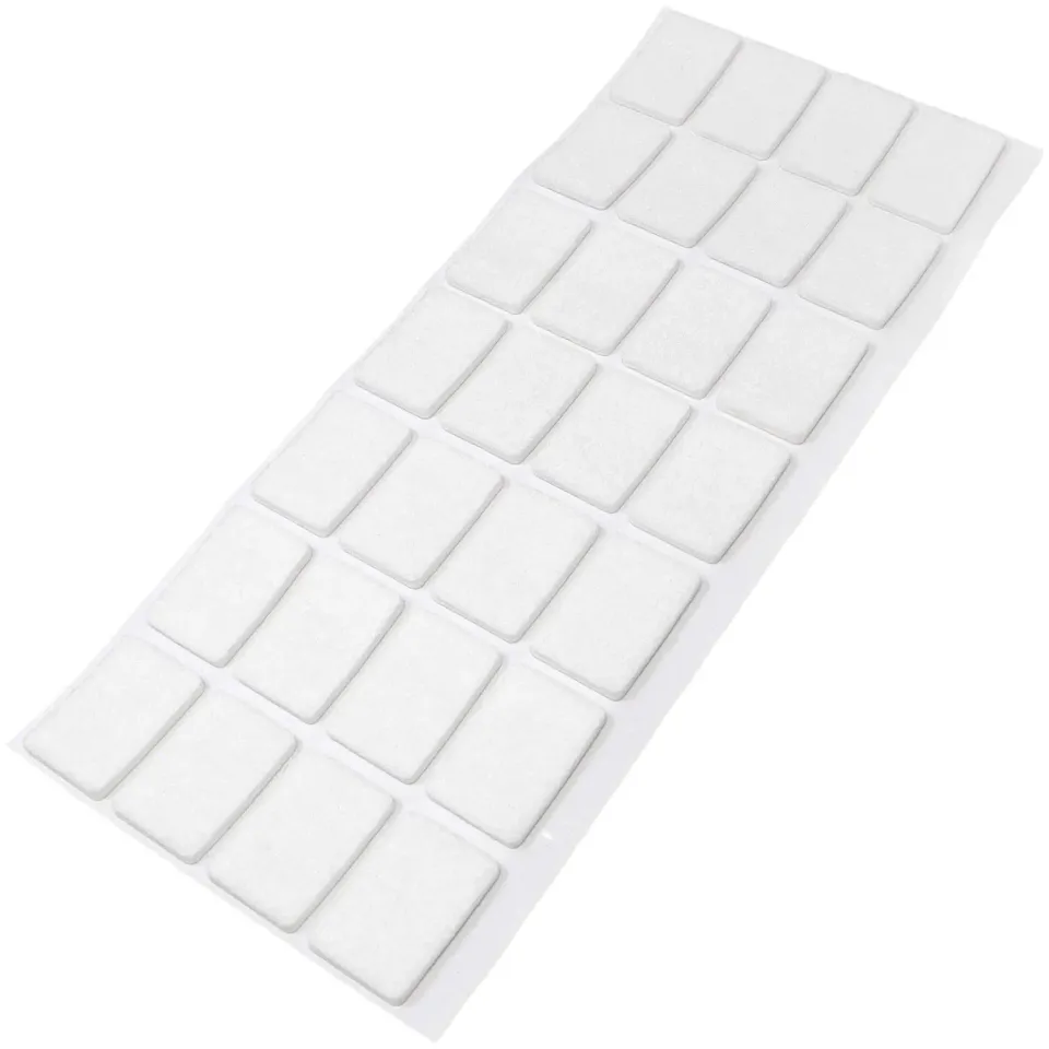 Adsamm feltrini autoadesivi bianchi 20x30 mm 28 pezzi