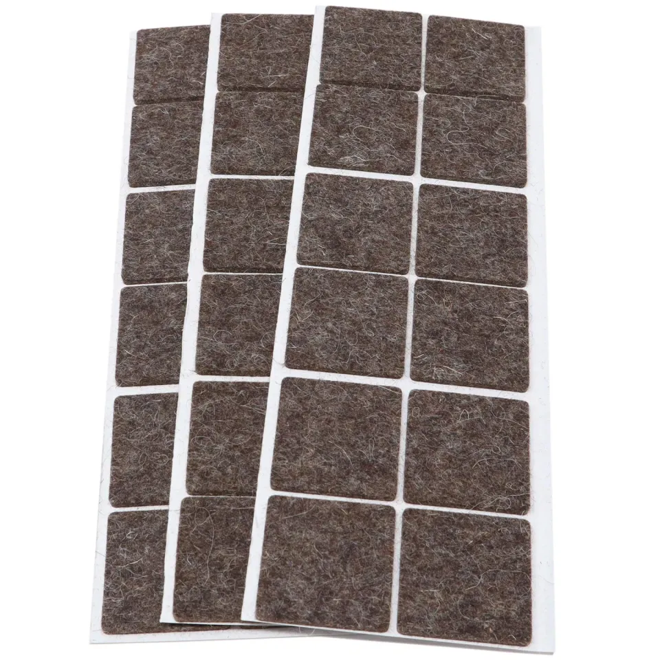 Adsamm Quality Feltrini Lana 35x35 mm Marroni 36 pz Quadrati