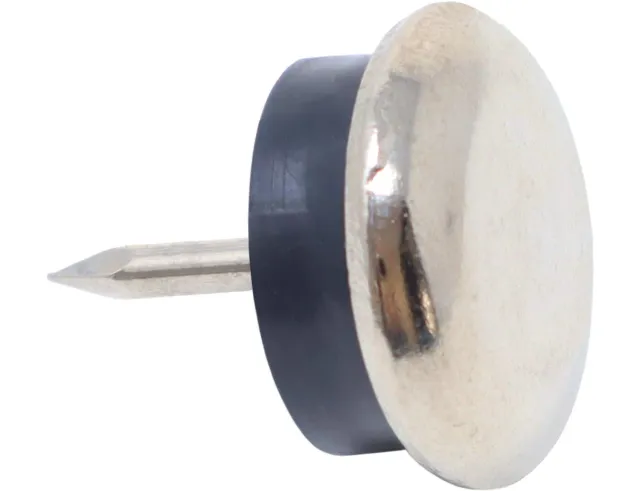 Adsamm Puntali Metallo Chiodo Ø18 mm Argento 32 Pezzi