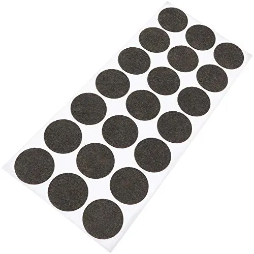 Adsamm feltrini ultrasottili ø30 mm marroni 21 pezzi 1,5 mm